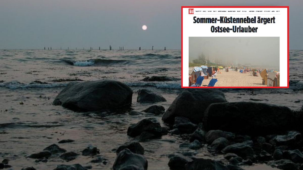 Gęsta mgła spowiła wyspę Fehmarn na Bałtyku