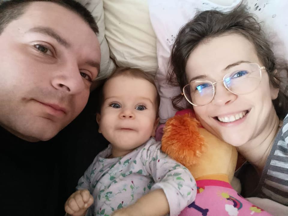 Marcin i Kamila Matuszek z małą Polą