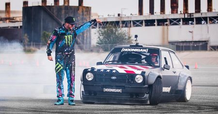 Ford Escort Mk2 RS Gymkhana - tylny napęd po raz pierwszy