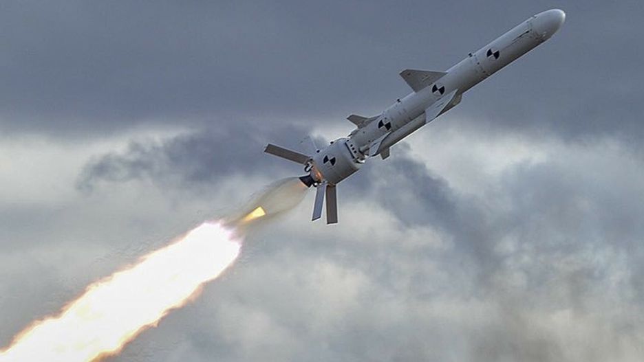 arch29
The first successful flying tests of the new Ukrainian Neptun ground-launched cruise missile seen in a military training ground south of capital Kiev, Ukraine, Tuesday, Jan. 30, 2018. The new missile can accurately hit ground and naval targets, said Secretary of the National Security and Defense Council of Ukraine Oleksandr Turchynov. (National Security and Defense Council Press Service Pool Photo via AP)
National Security and Defence Council Press Service