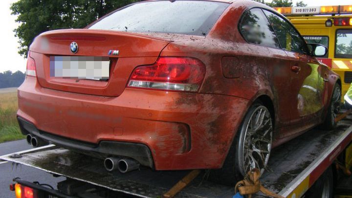 BMW 1M Coupe rozbite w Polsce