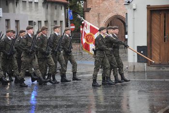 Środa Wielkopolska: Przysięga wojskowa Terytorialsów. Słowa roty ślubowania wypowiedziało 84 żołnierzy