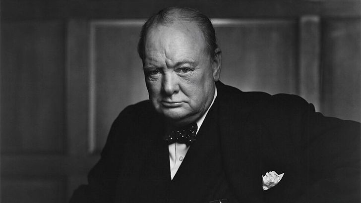 Churchill dostał portret na 80. urodziny. Żona kazała go spalić