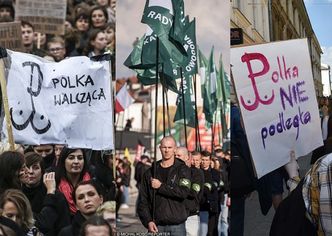 ONR donosi do prokuratury na Czarny Protest i znak "Polki Walczącej"!