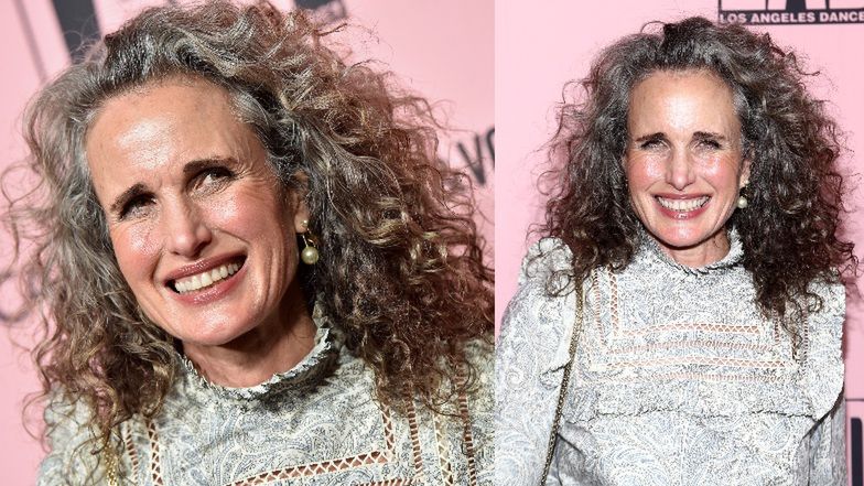 Andie MacDowell zadaje szyku na hollywoodzkiej ściance