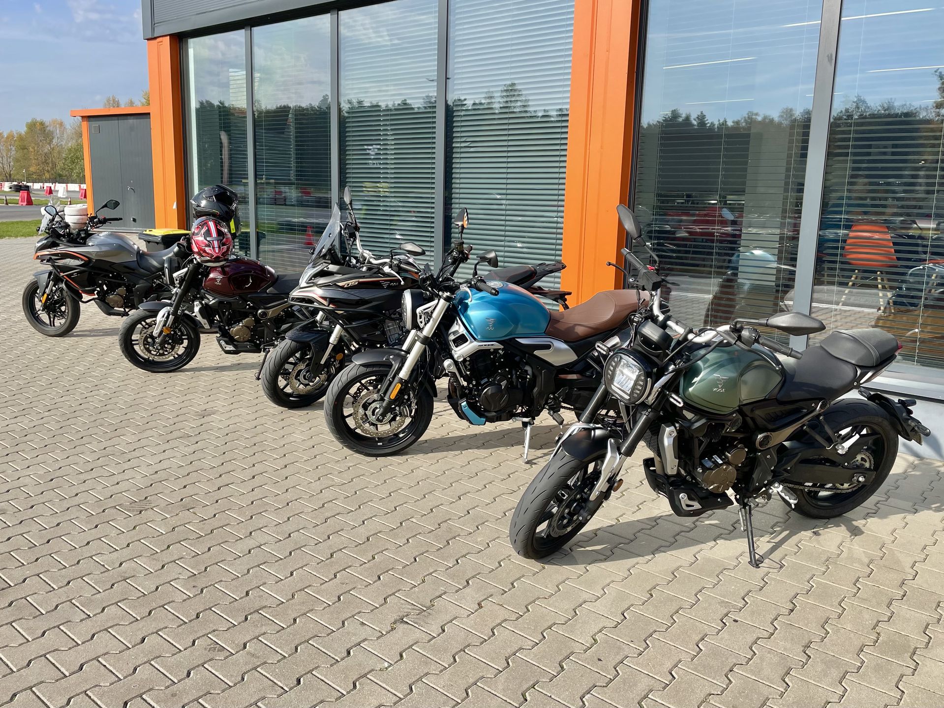 Motocykle Voge na torze