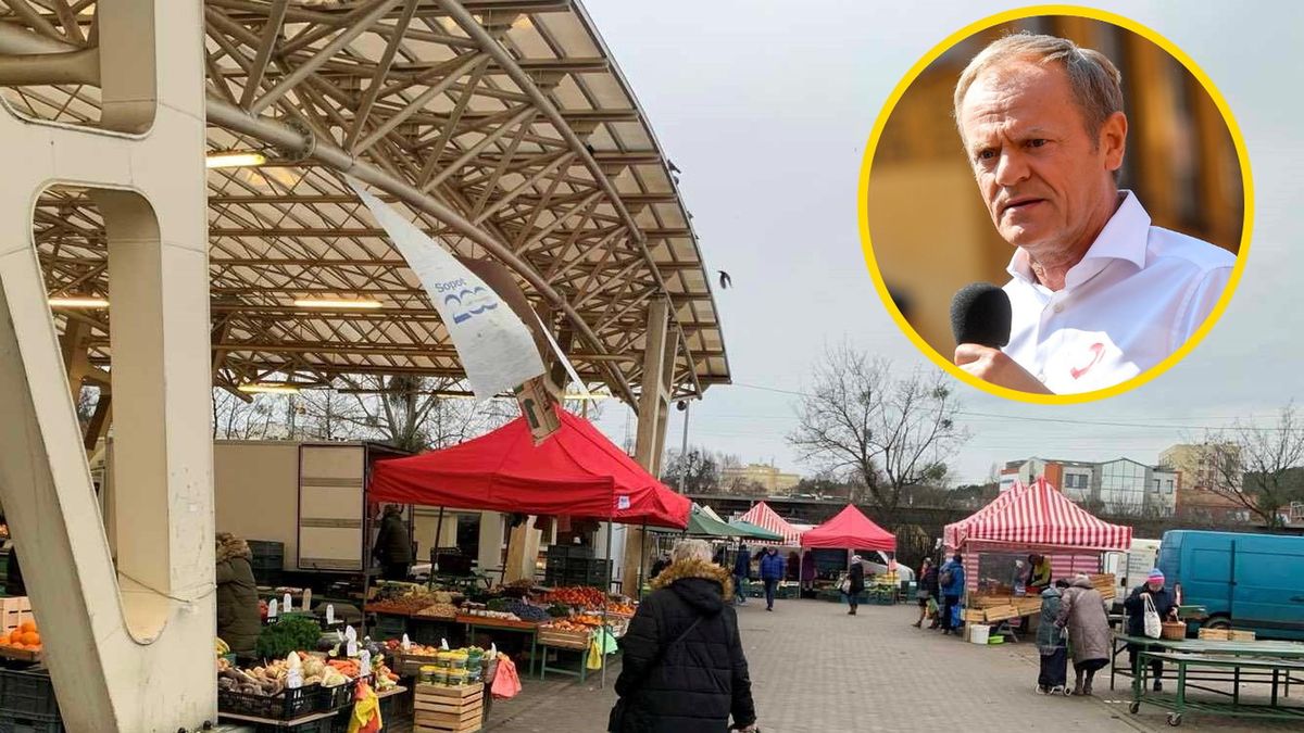 Byliśmy na bazarku pod domem Donalda Tuska. Oto co mówią tu o nowym premierze 