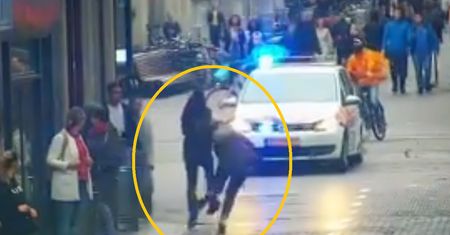 Pomogła policji złapać uciekiniera. "Wykazała się niezwykłą odwagą"