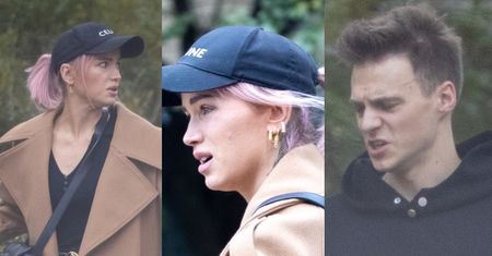 Różowowłosa Maffashion i zasmucony (?) "blu3aby" ŻYWO DYSKUTUJĄ na usłanym liśćmi chodniku (ZDJĘCIA)