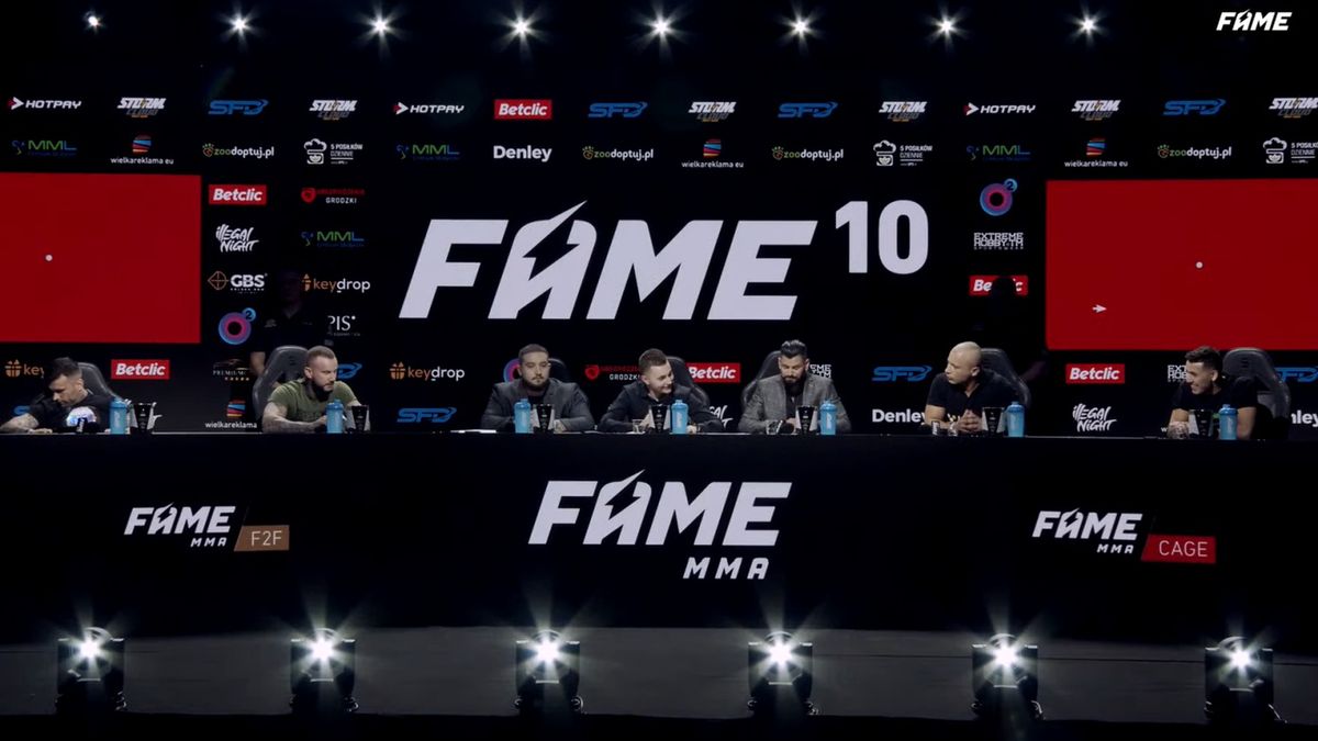 Iskrzyło na konferencji przed galą Fame MMA 10