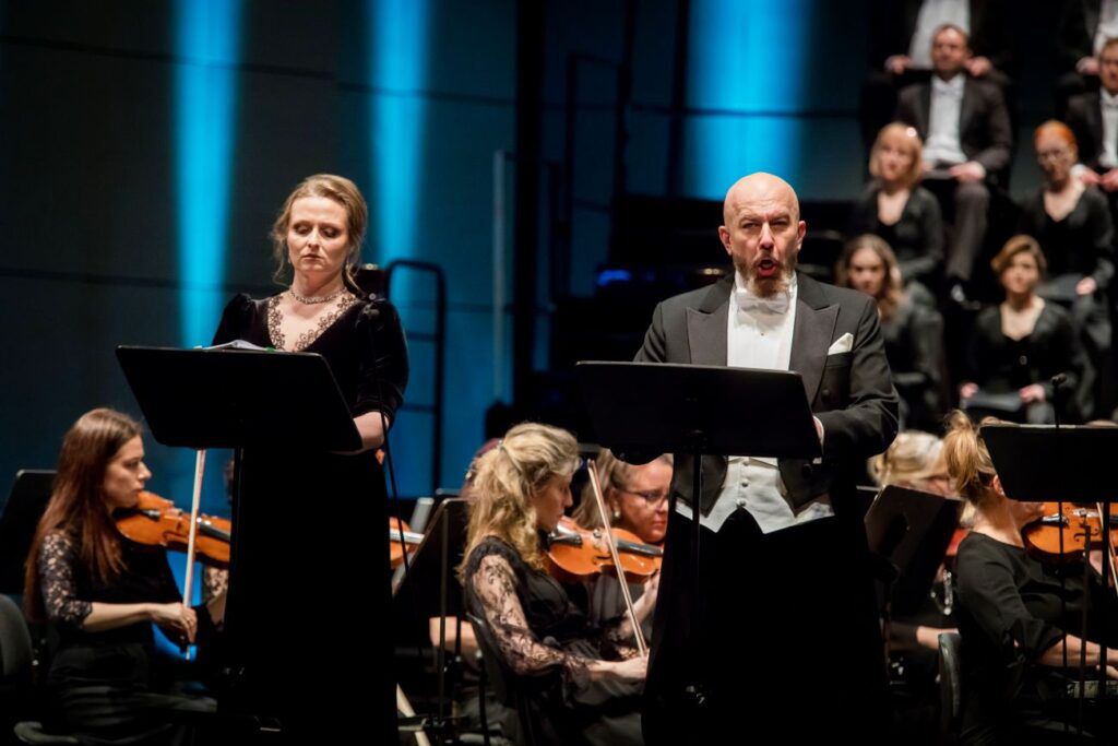 Elżbieta Wróblewska (Gertruda) i Rafał Siwek (Ojciec Laurenty) © Krzysztof Bieliński
