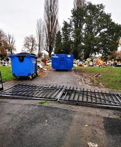 Opolszczyzna. Wandale wyrwali cmentarną bramę. Apel proboszcza