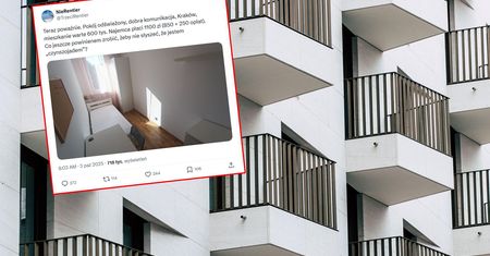 Kontrowersyjne ogłoszenie w sieci. Pół pokoju za ponad 1000 zł?