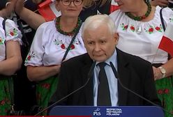 "Precz z dyktatorem". Incydent na spotkaniu z Kaczyńskim