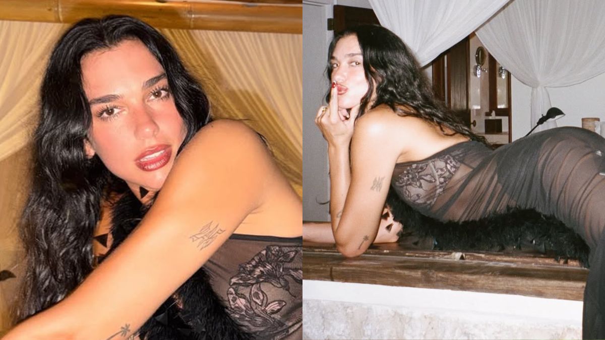 Dua Lipa wygina się w zmysłowej bieliźnie 