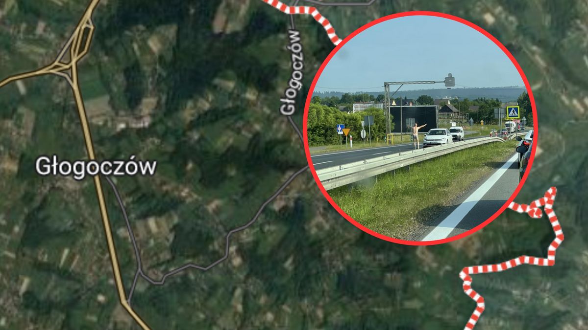 Mężczyzna stwarzał zagrożenie w ruchu