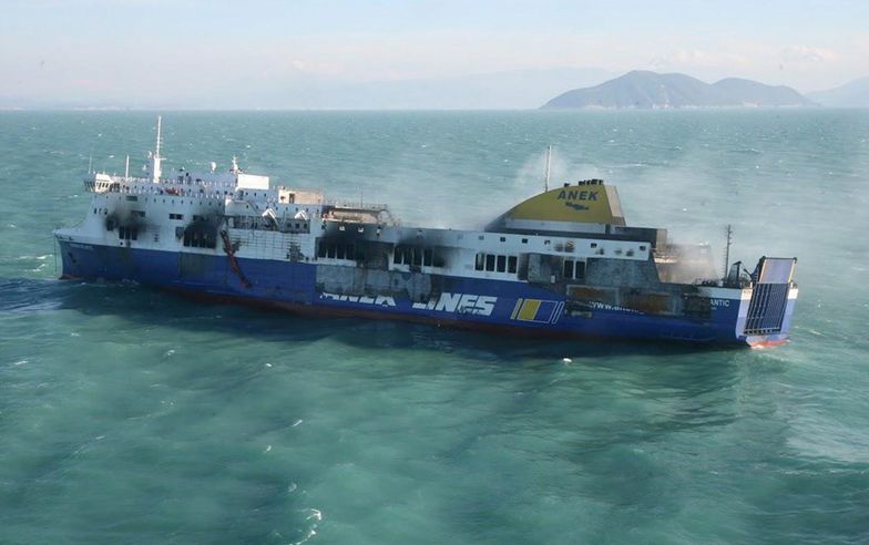 Pożar promu Norman Atlantic. Dotąd nie ugaszono całkowicie wraku statku