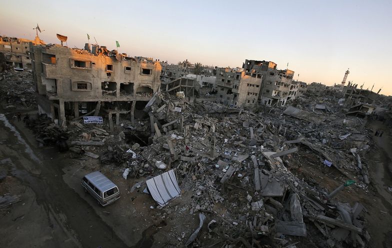Skala zniszczeń w Strefie Gazy jest olbrzymia