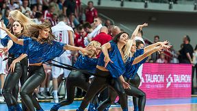 Cheerleaderki na meczu Polska - Austria