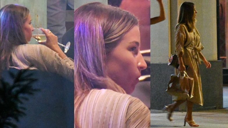 Julia Wieniawa pałaszuje ostrygi w lokalu i bierze smakołyki na wynos