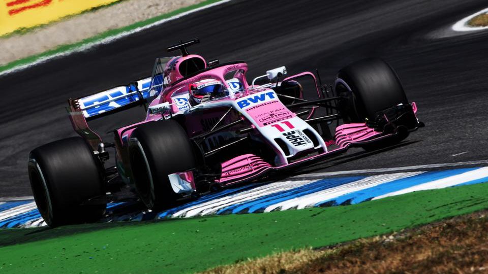 Sergio Perez za kierownicą Force India
