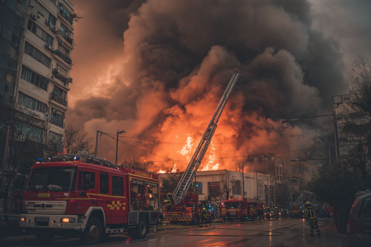 Tragedia w fabryce ciastek w Grecji. Co najmniej trzy ofiary śmiertelne, dwie osoby zaginione po potężnej eksplozji