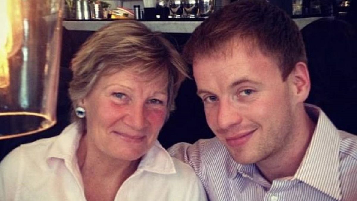 Thomas Schreiber na zdjęciu ze swoją matką