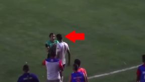 Skandal podczas meczu. Tak piłkarz potraktował kobietę