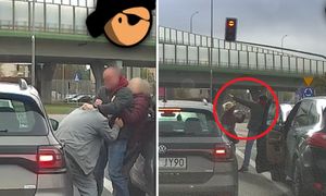 Kierowca Porsche wpadł w furię. Nowe nagranie z Warszawy