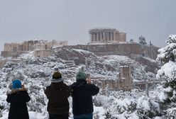 Opady śniegu w Grecji. Czegoś takiego nie było od 12 lat