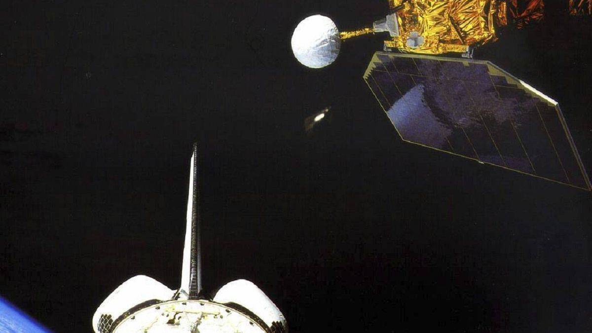 Tak wyglądał satelita w momencie wystrzelenia na orbitę