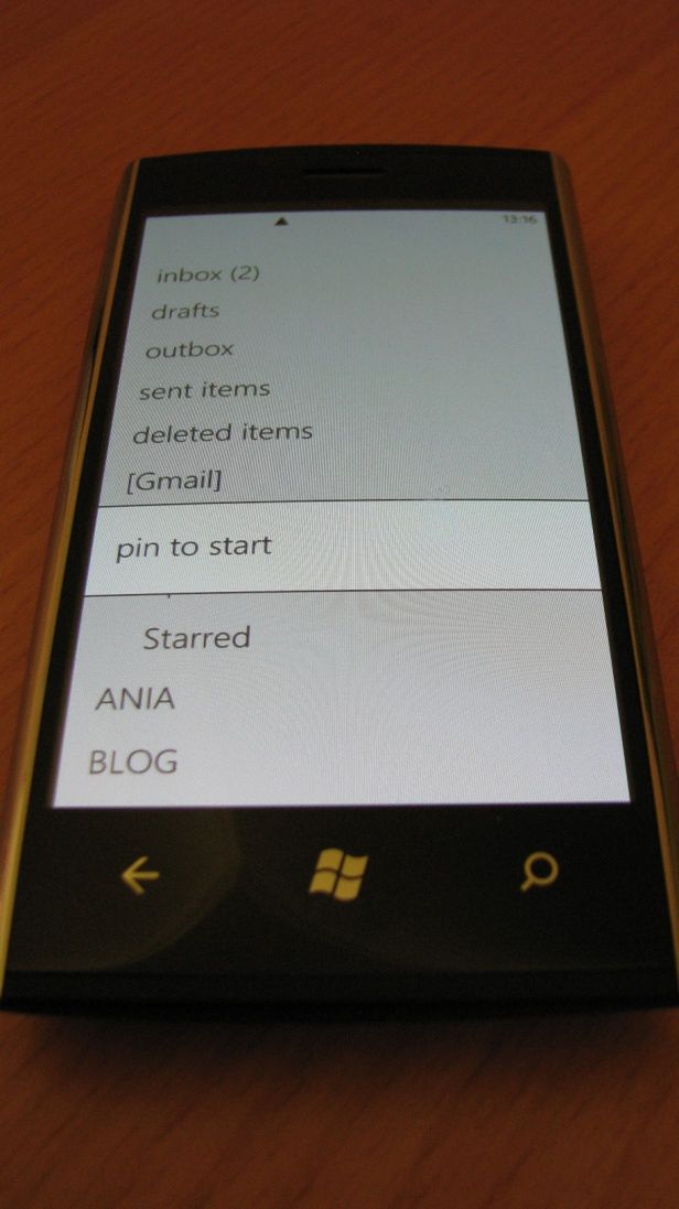 Wp7,5 Mango- e-mail