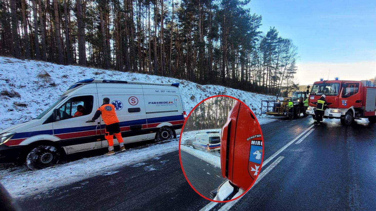 wypadek karetki