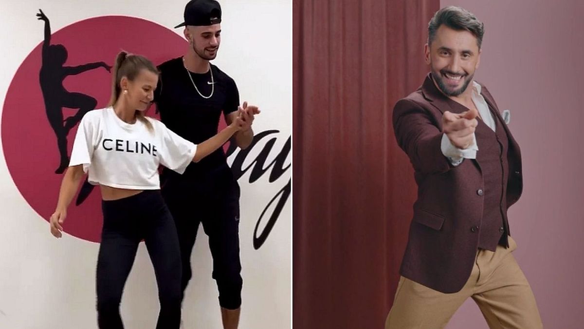 Instagram / annalewandowska/rmaserak / Na zdjęciu: Anna Lewandowska w tańcu z partnerem, Rafał Maserak (P)