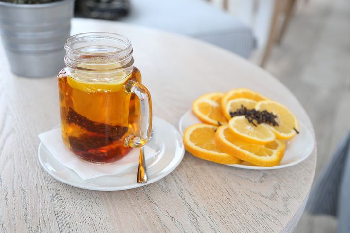 Herbata cytrynowa instant z witaminą C