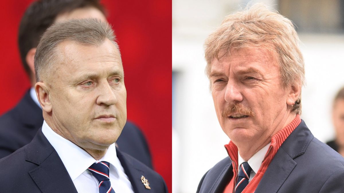 WP SportoweFakty / Krzysztof Urban / Anna Klepaczko / Na zdjęciu: Zbigniew Boniek i Cezary Kulesza