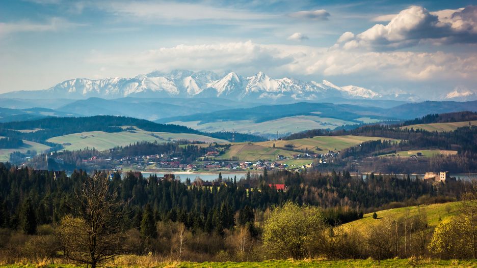 Kluszkowce oferują obłędny widok na Tatry
