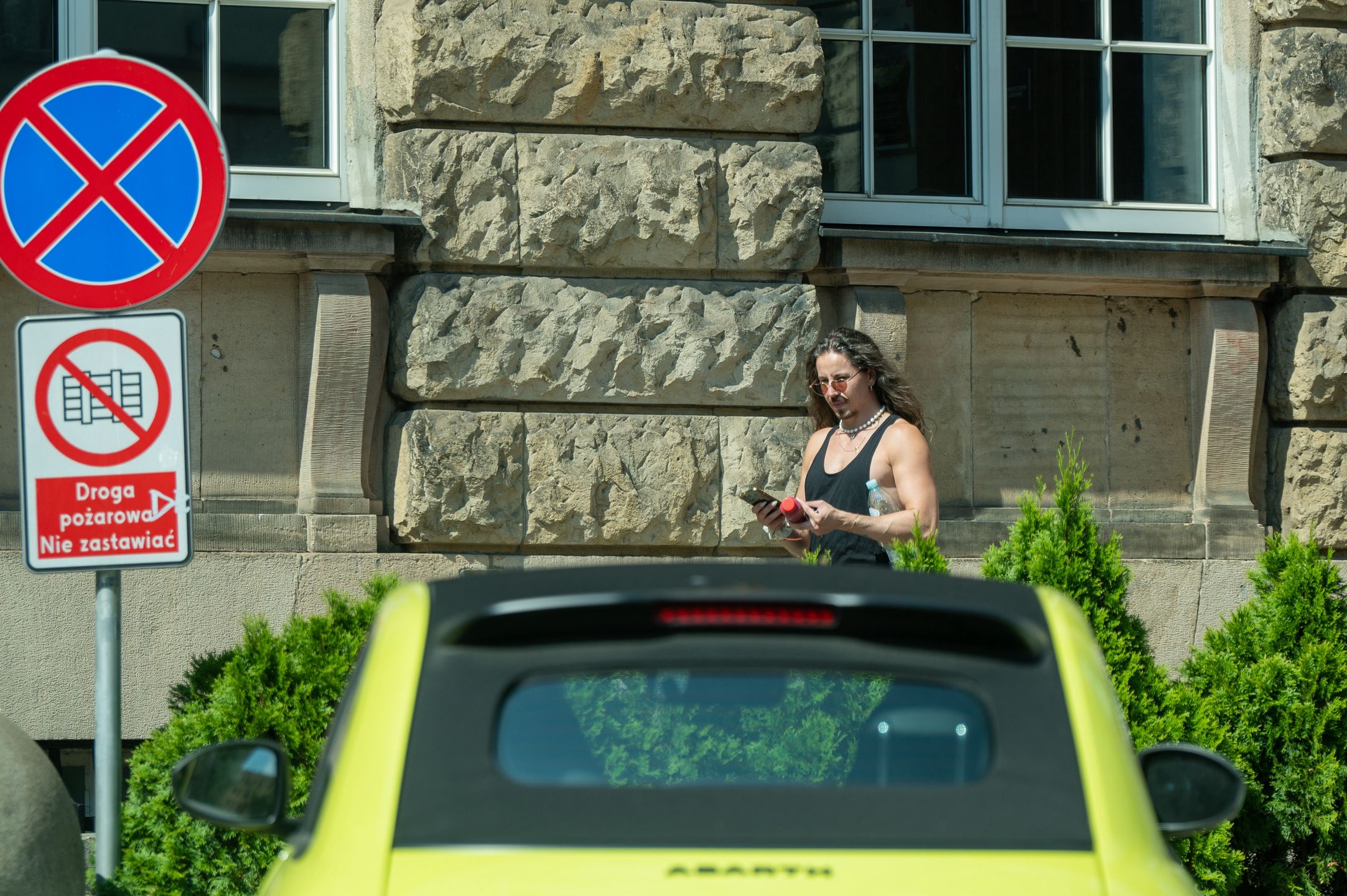 Michał Szpak zastawił drogę pożarową