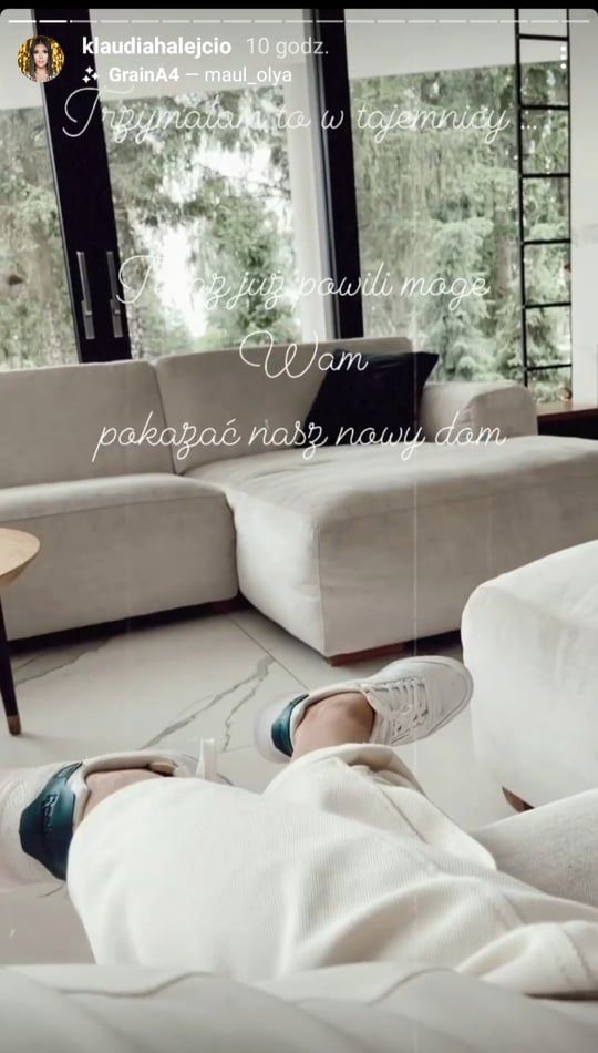 Klaudia Halejcio pokazała nowy dom