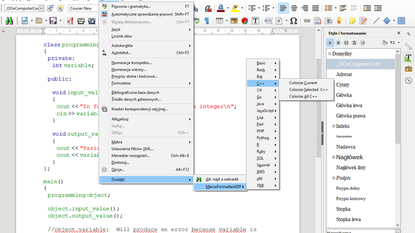 Code Colorizer Formatter 2