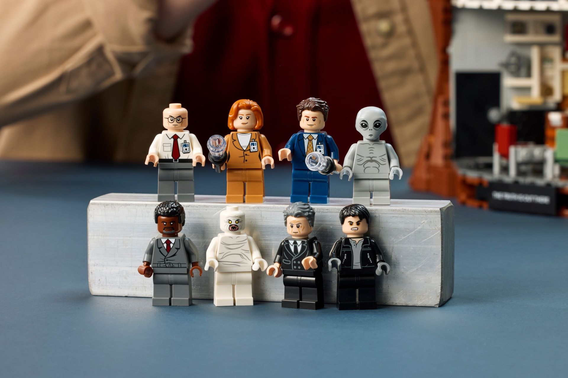 W zestawie znalazło się osiem minifigurek