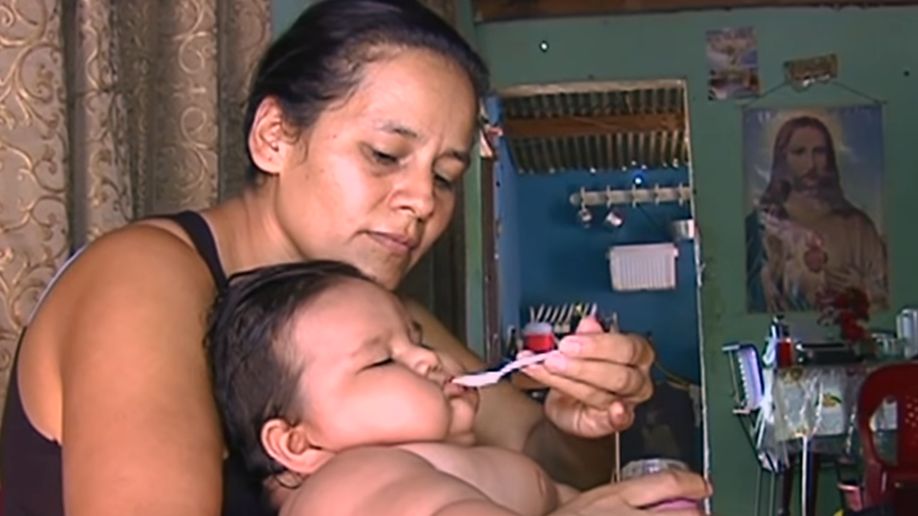 Santiago Mendoza z mamą