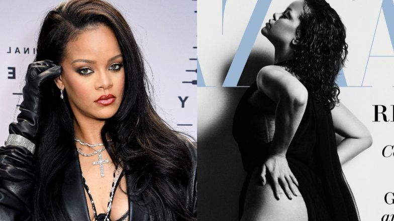 Seksowna Rihanna świeci nagim pośladkiem na nowej okładce