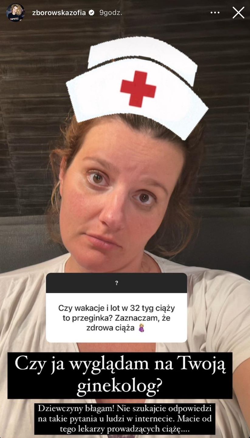 Zofia Zborowska oburzona pytaniami o ciążę