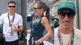 Anna i Robert Lewandowscy lansują się na wyścigu Formuły 1 w Monako (ZDJĘCIA)