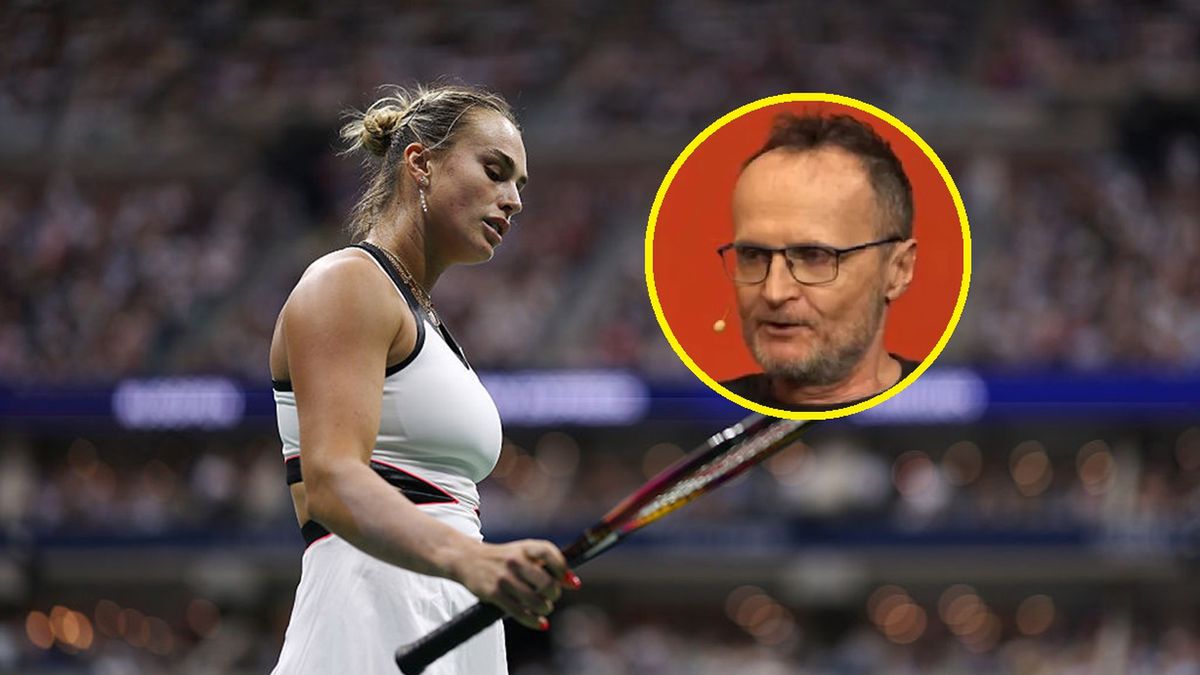 Getty Images /  Maddie Meyer/YouTube/Przegląd Sportowy / Na zdjęciu: Aryna Sabalenka i Tomasz Wolfke
