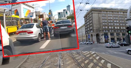 Agresywny kierowca bmw. Atak w centrum Warszawy. Jest nagranie