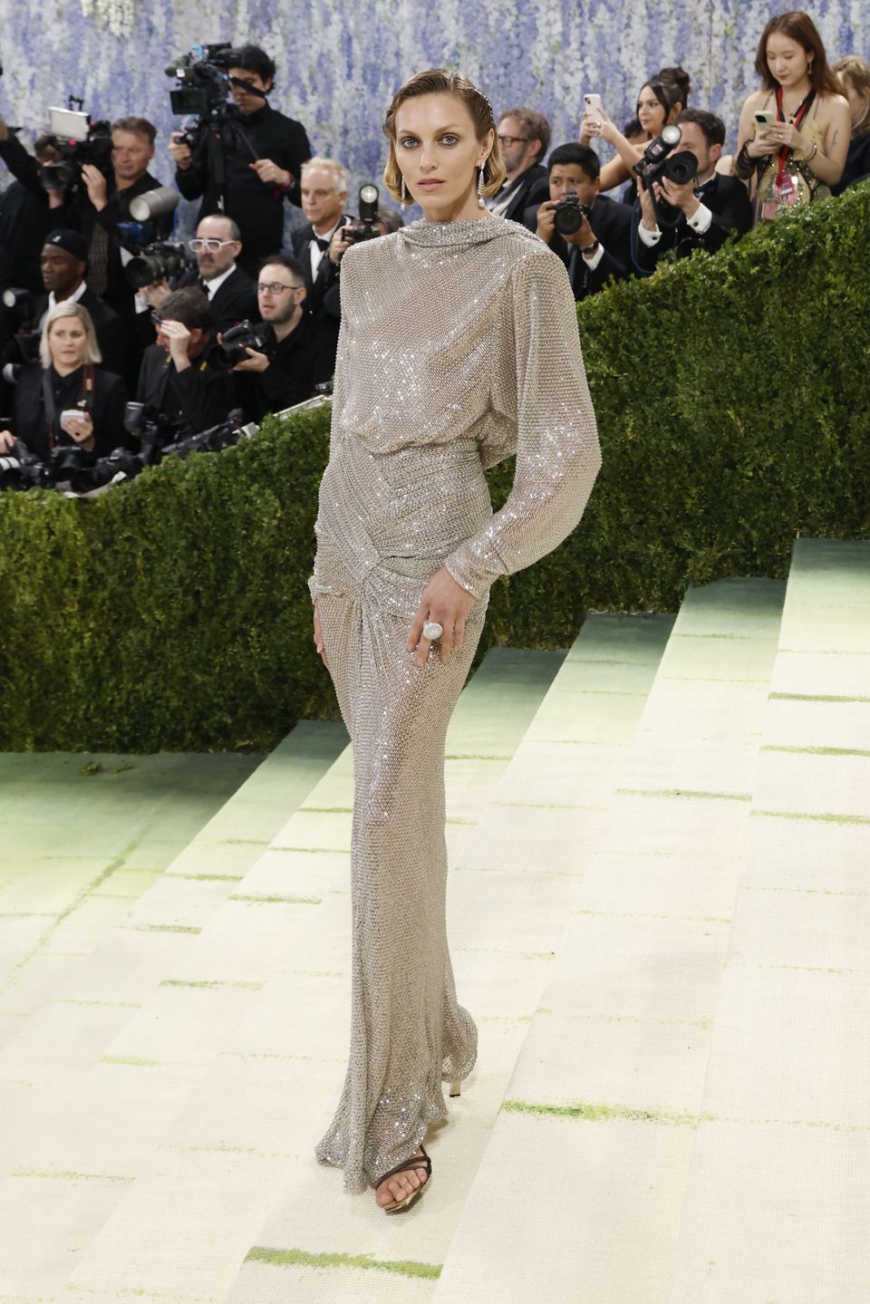 NEW YORK, NEW YORK - MAY 04: Anja Rubik attends the 2026 Met Gala celebrating "Costume Art" at Metropolitan Museum of Art on May 04, 2026 in New York City.  (Photo by Taylor Hill/Getty Images)