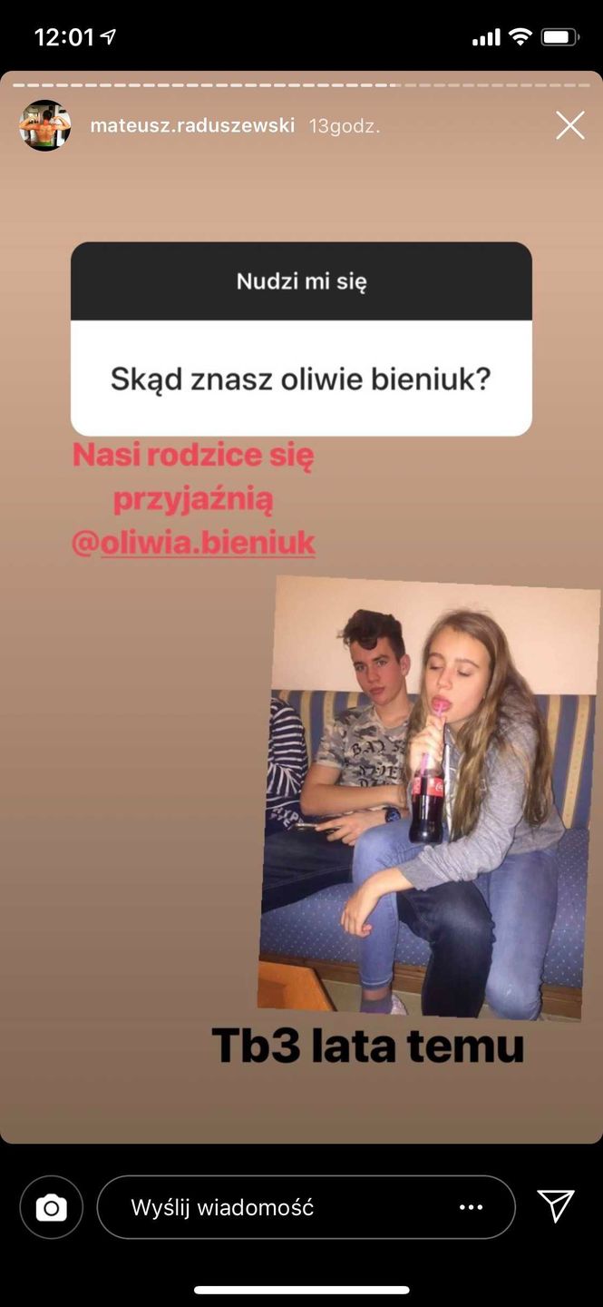 Mateusz Raduszewski z Oliwią Bieniuk
