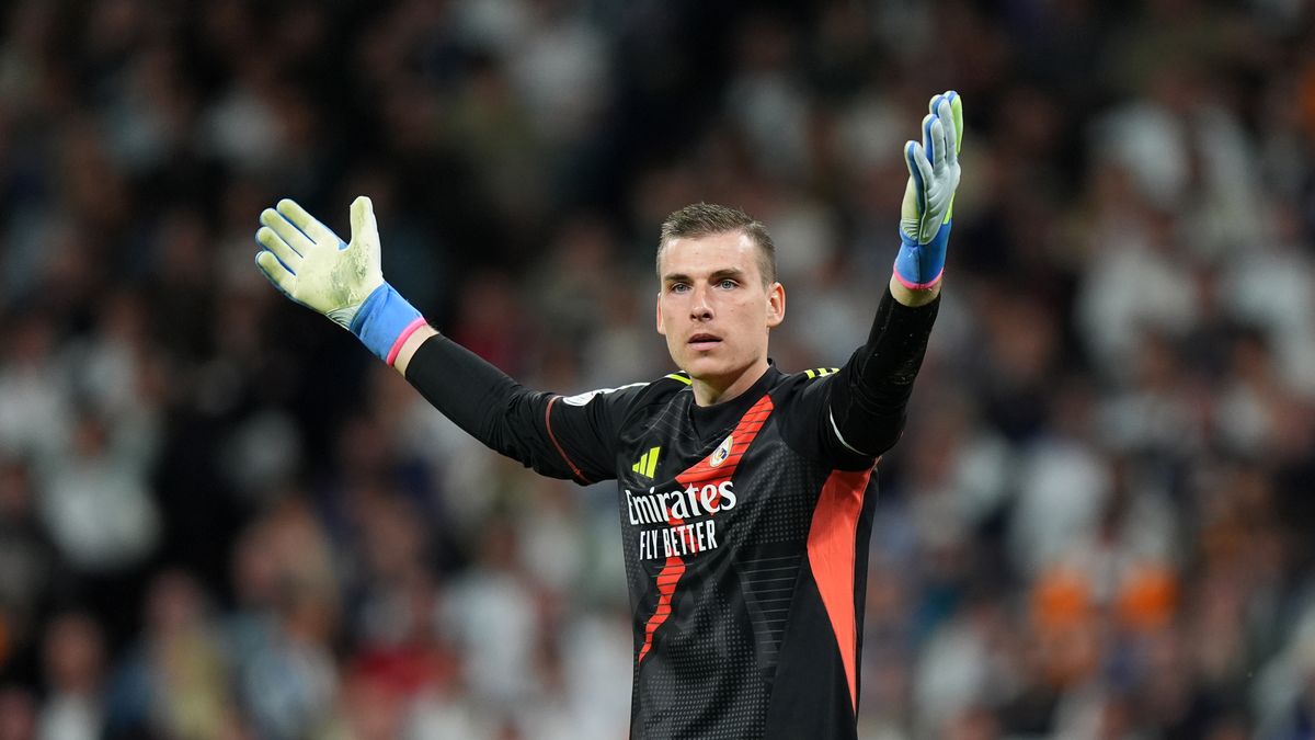 Getty Images / Angel Martinez / Na zdjęciu: Andrij Łunin może nie zagrać z Valencią